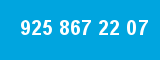 925 867 22 07 925 867 22 07